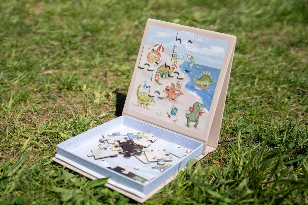 Jeu magnétique - Puzzle Dino Beach