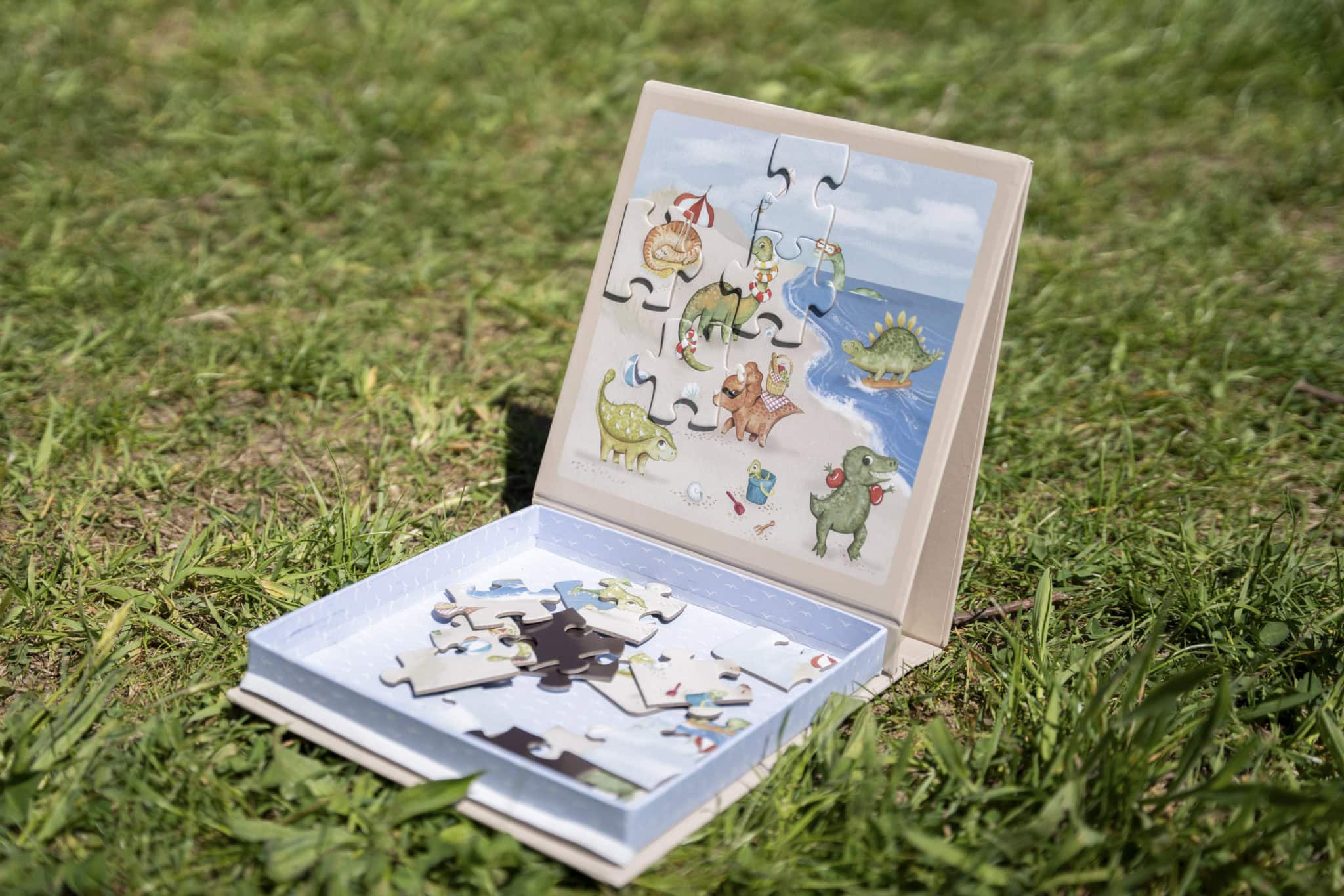 Jeu magnétique - Puzzle Dino Beach