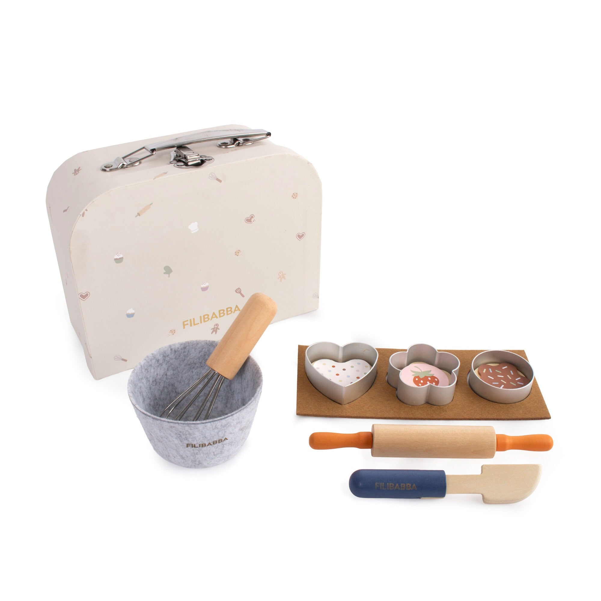 Filibabba – Valisette de jeu – Jouets en bois Petit Pâtissier
