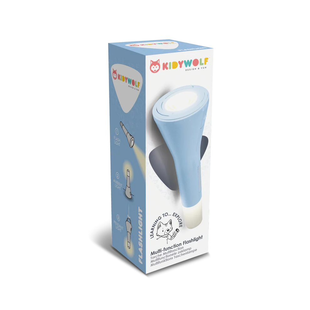 KIDYFLASHLIGHT Lampe torche multifonction - Bleue