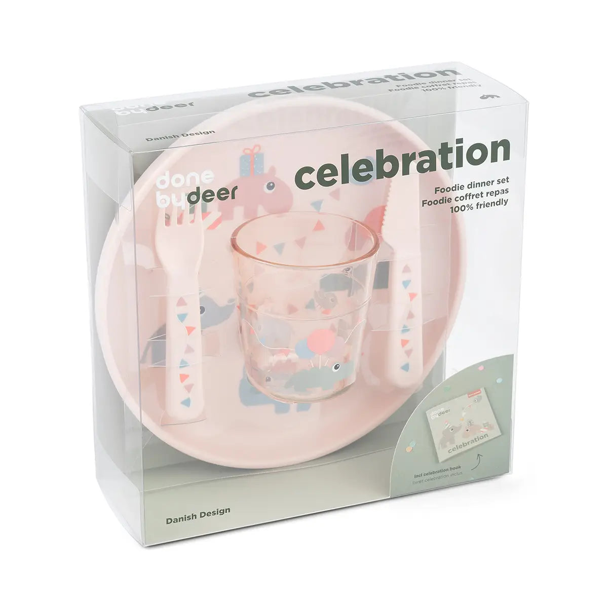 Coffret repas gourmand - Célébration - rose