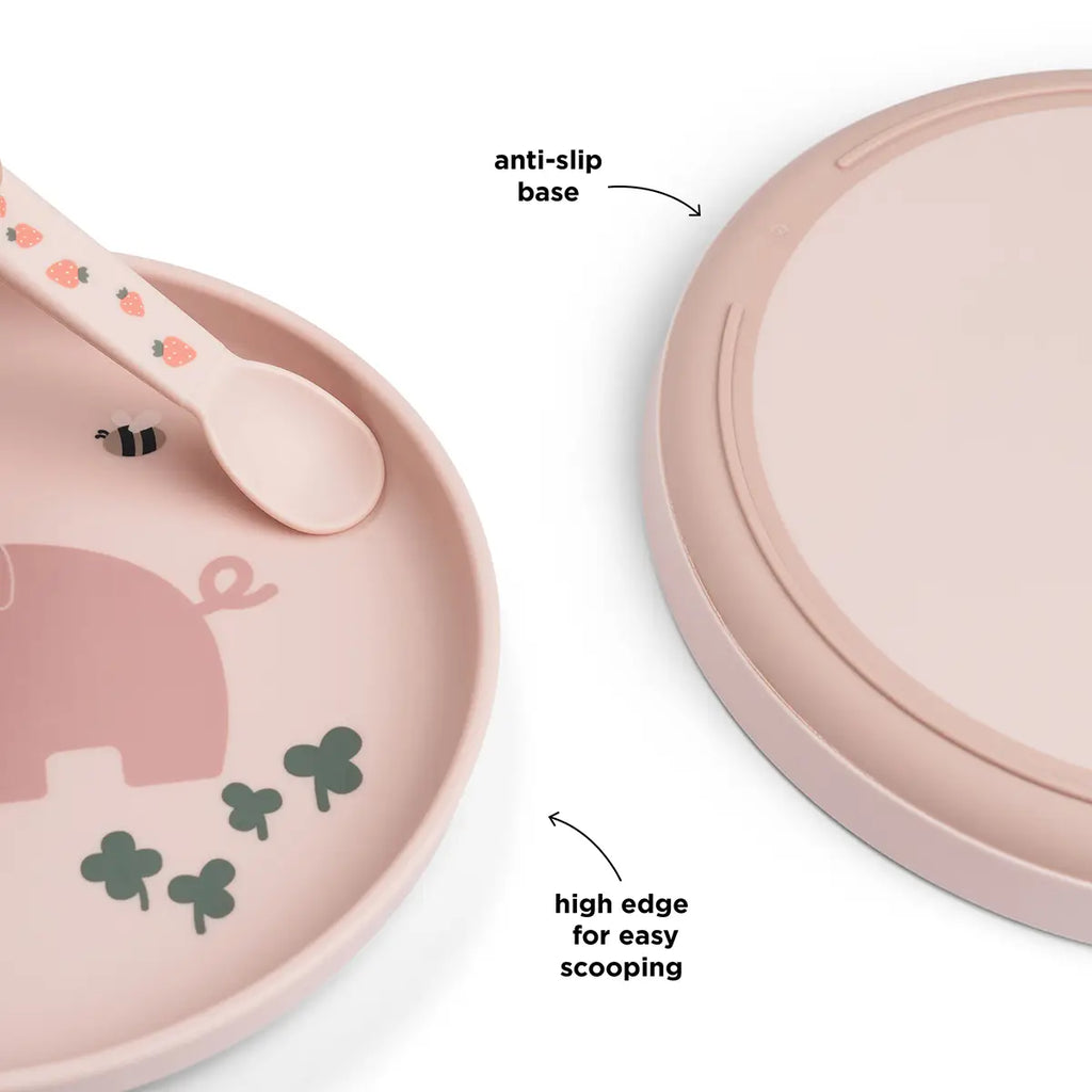 Assiette plate - Tiny Farm - Poudre