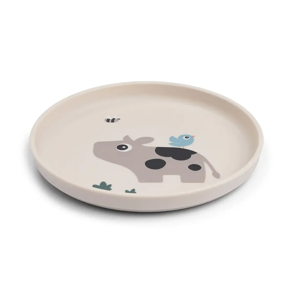 Assiette plate - Tiny Farm - Sable