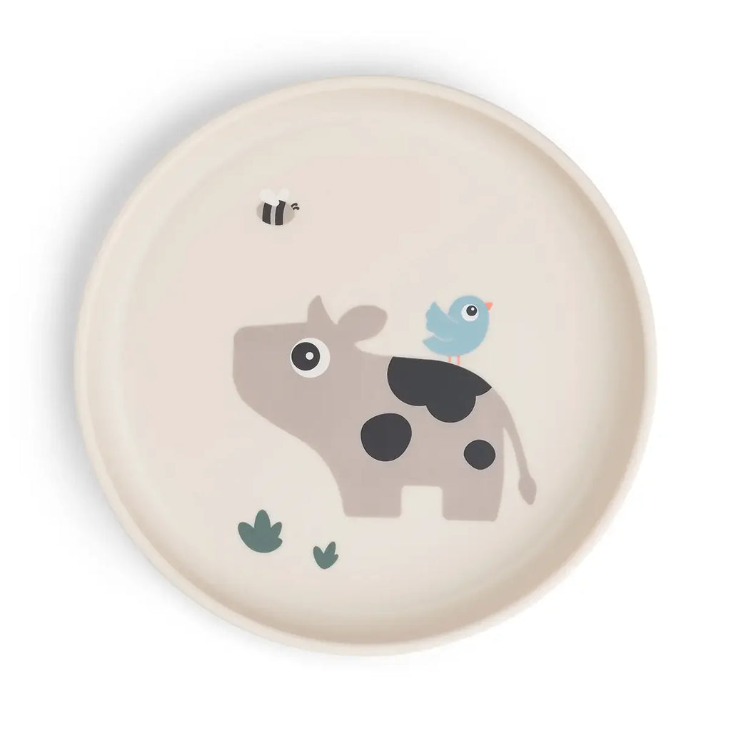 Assiette plate - Tiny Farm - Sable