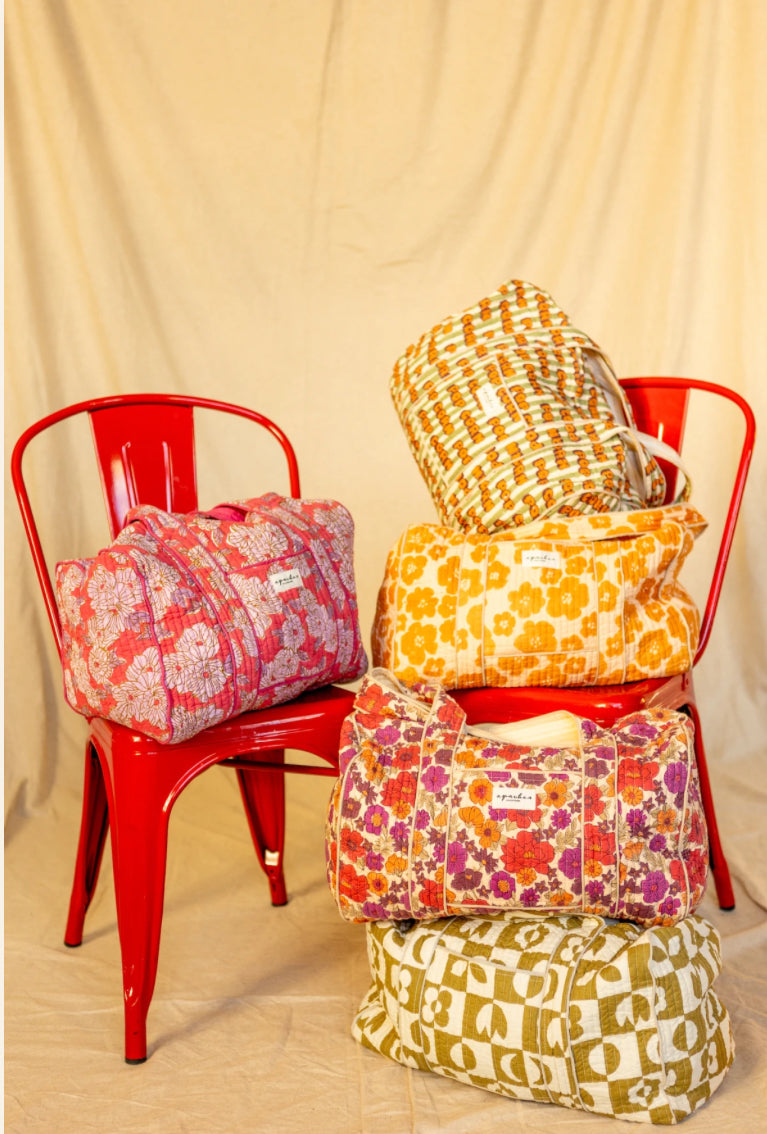 Sac Buddha "Flora Bold" - Orange