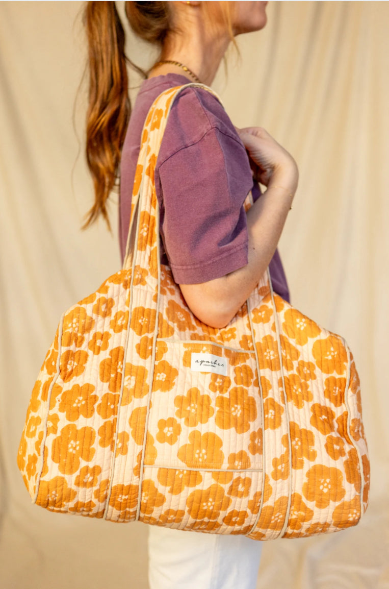 Sac Buddha "Flora Bold" - Orange