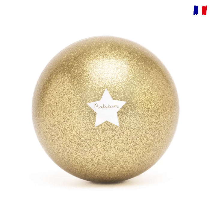 Balle de manipulation doré 10 cm - Mouton