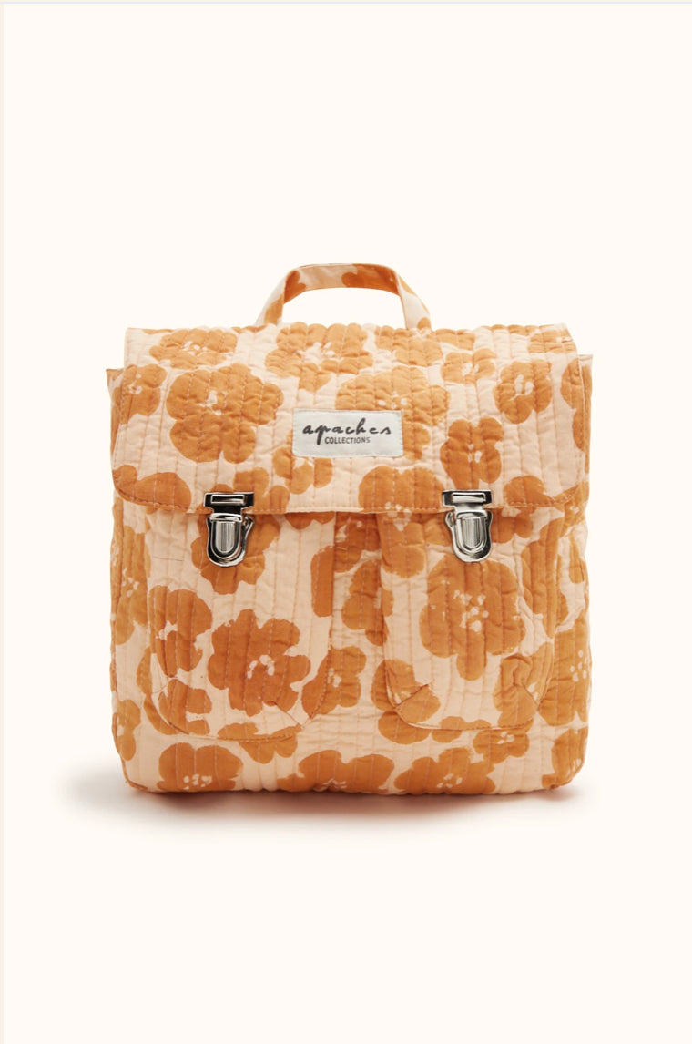 Sac à Dos Suji "Flora Bold" - Orange
