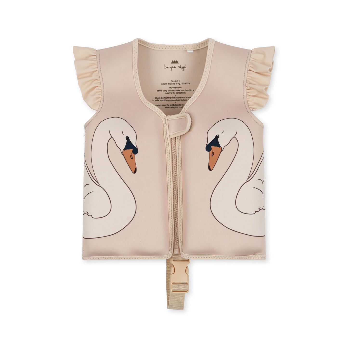 Gilet flotteur à volants en néoprène - Swan