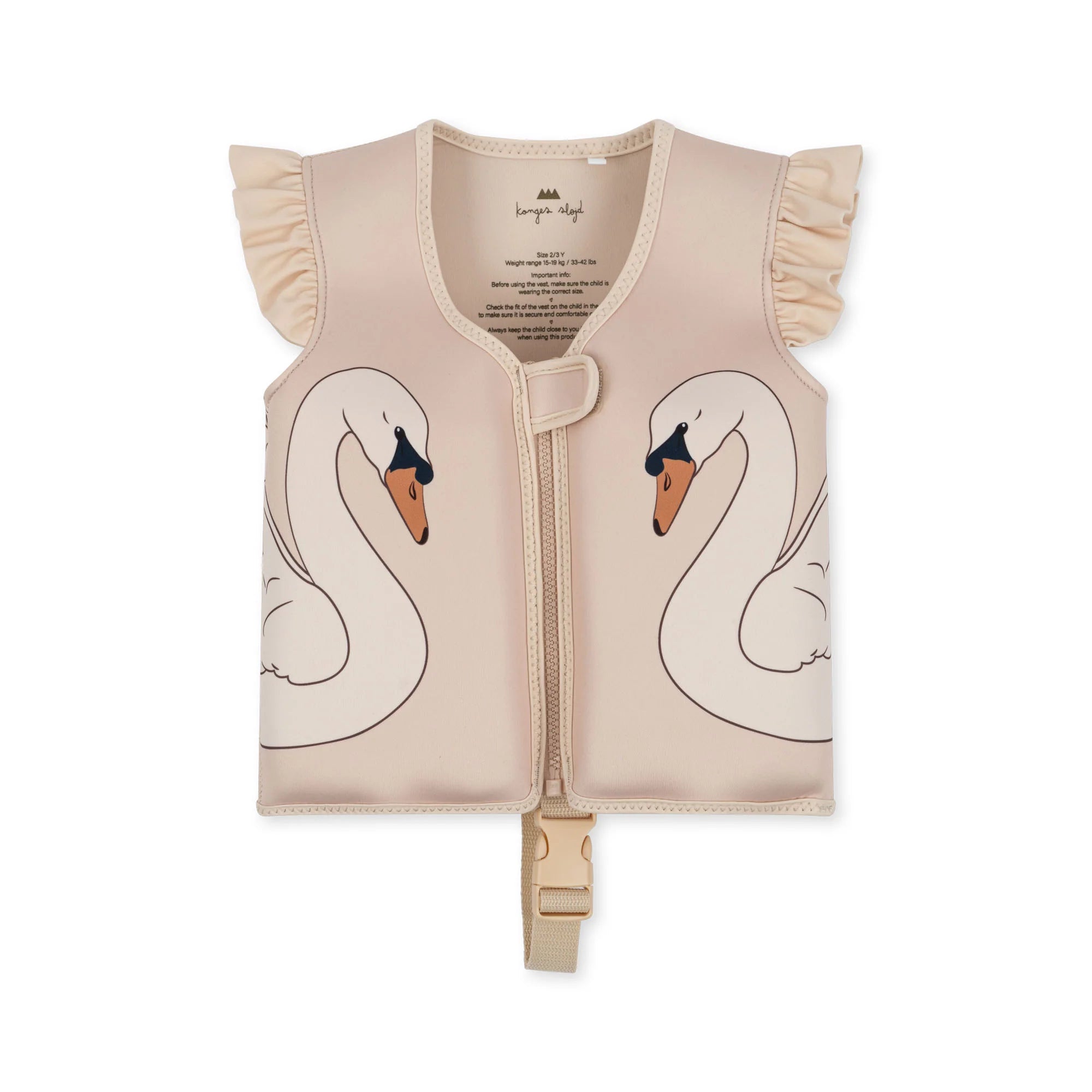 Gilet flotteur à volants en néoprène - Swan