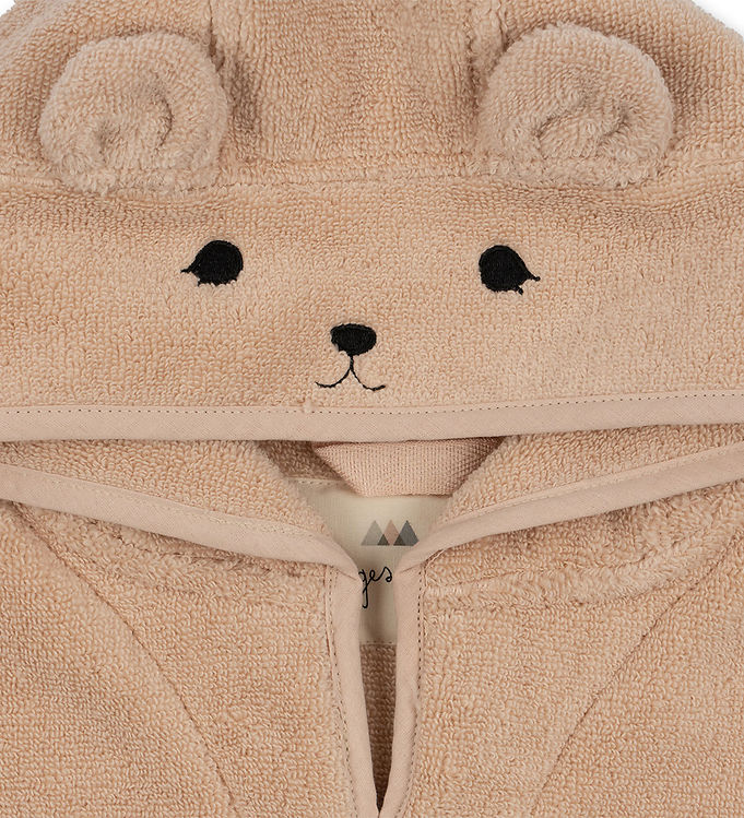 Poncho animal en éponge - smoke gray