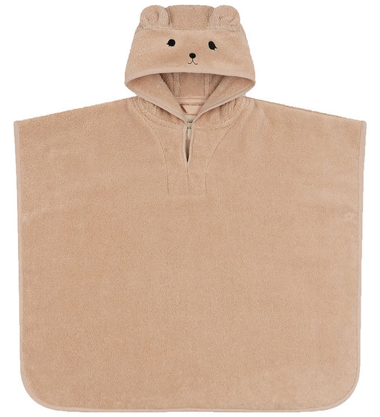 Poncho animal en éponge - smoke gray