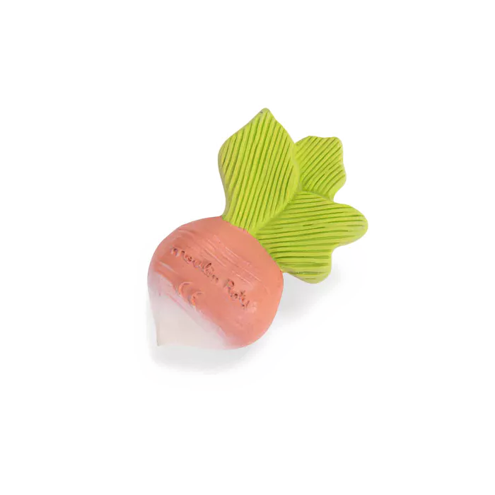 Hochet de dentition caoutchouc Radis
