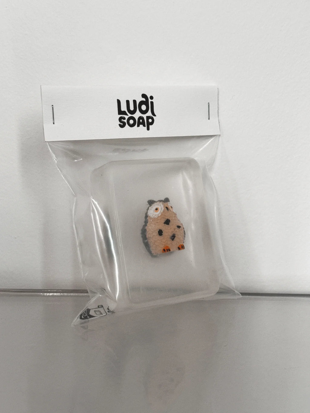 Savon Transparent Artisanal avec Figurine - Hibou