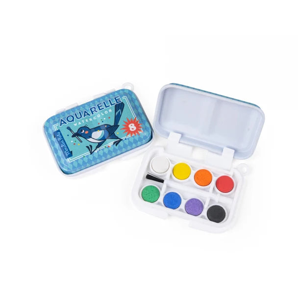 Mini palette aquarelle - Bleu