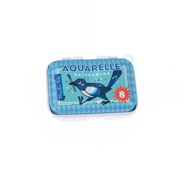 Mini palette aquarelle - Bleu
