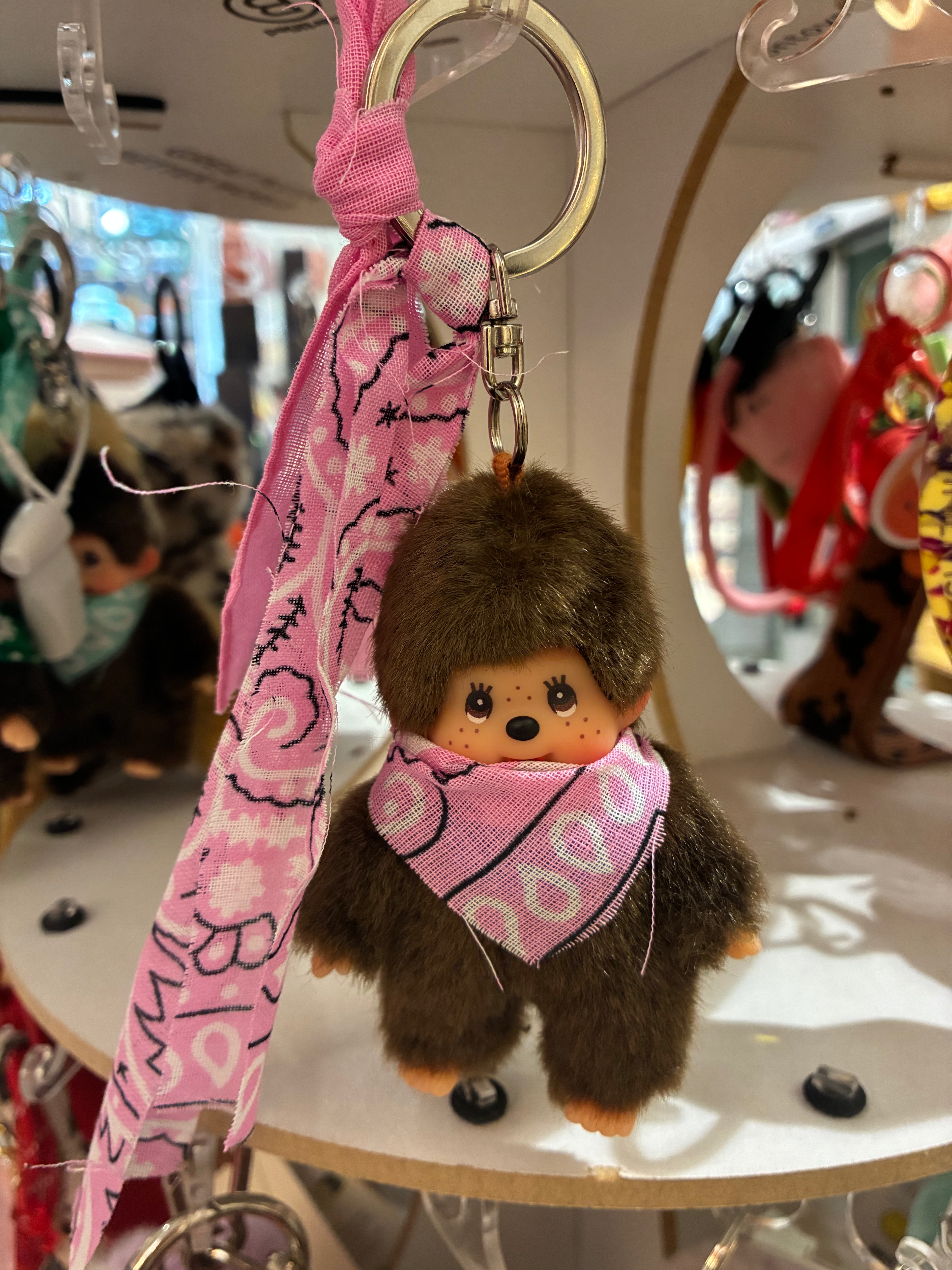Portes clés kikis chéris et leur bandana - plusieurs coloris disponibles