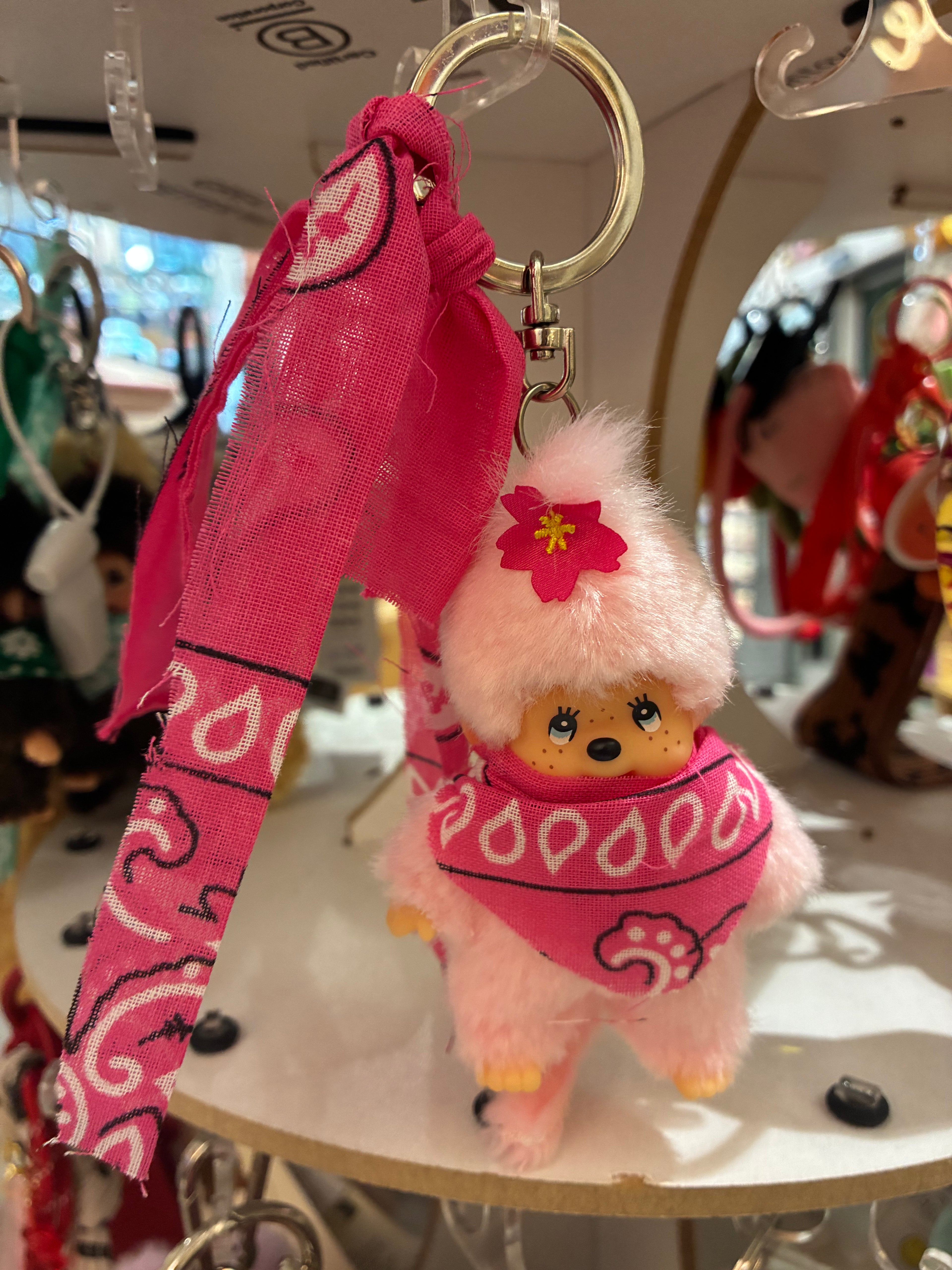 Portes clés kikis chéris et leur bandana - plusieurs coloris disponibles