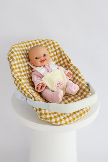 Coque poupée - Vichy Caramel - Tiny Harlow