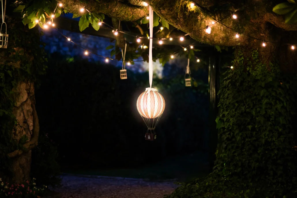 MOYENNE MONTGOLFIÈRE ÉCLAIRÉE LED - Étoiles