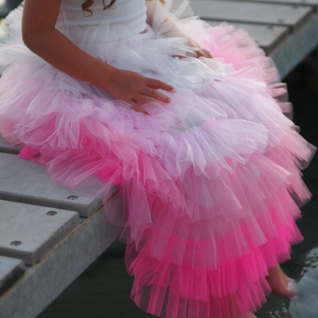 Jupe froufrou – Rose
