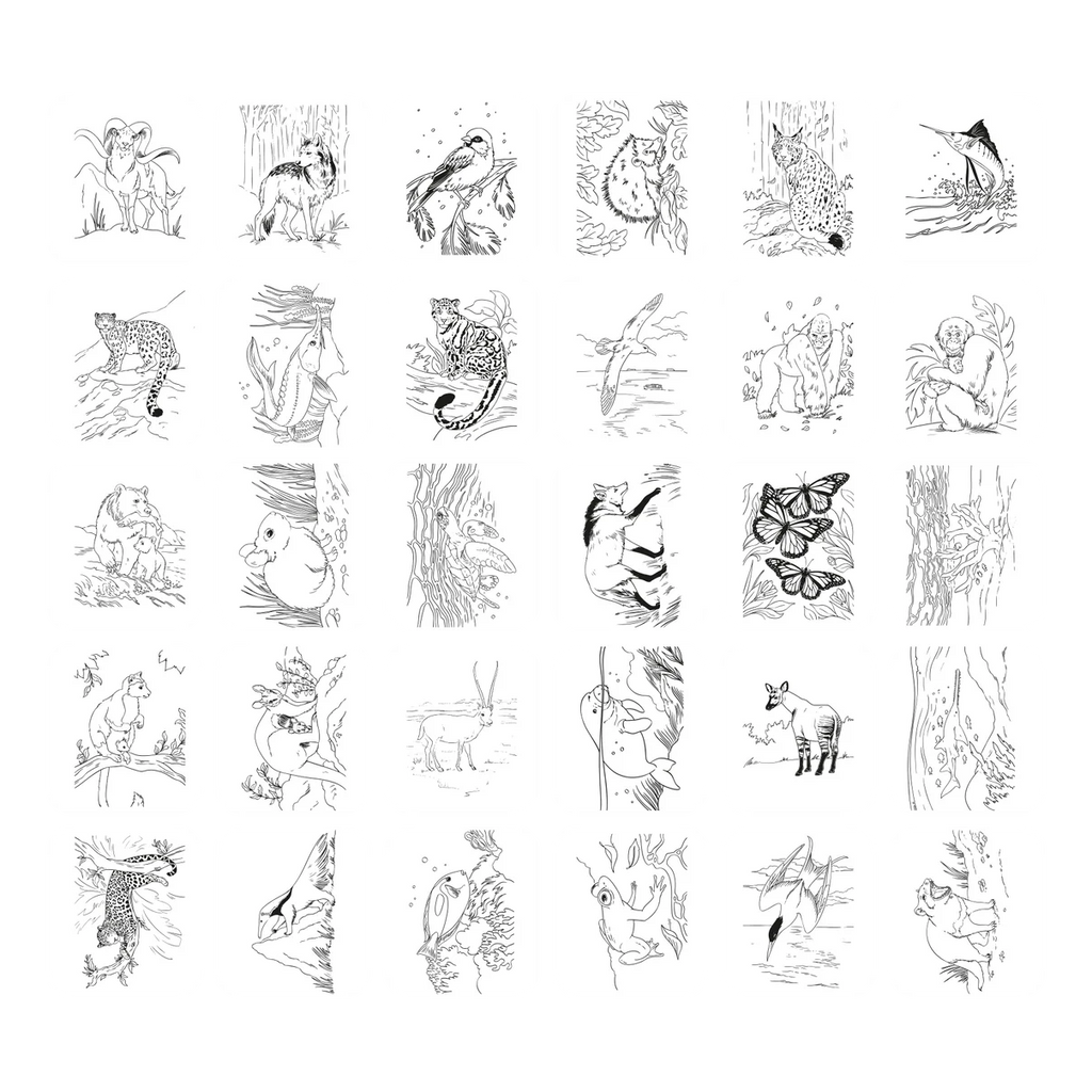 KIDYDRAW-PAD Tablette à dessin lumineuse Animaux