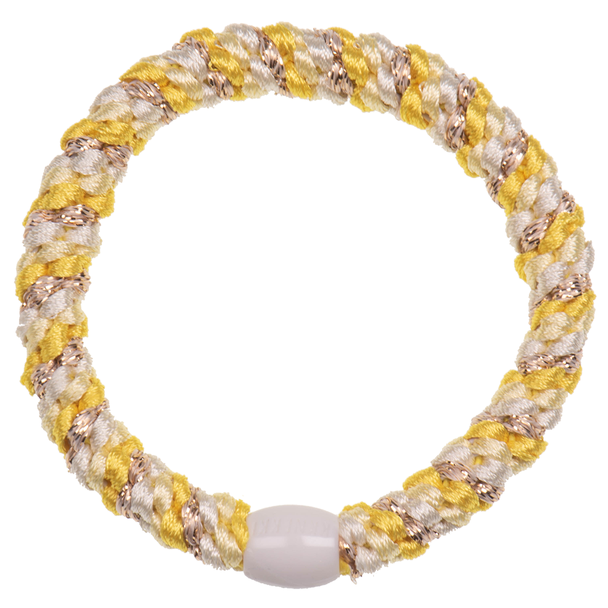 Élastiques à cheveux - MIX JAUNE CLAIR ET OR