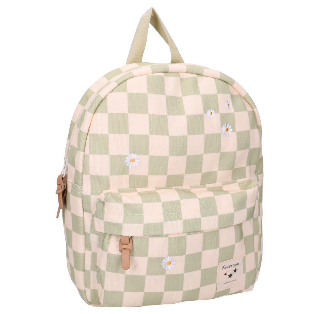 Kidzroom – Sac à dos enfant  Nostalgia – Pâquerettes beige/ vert