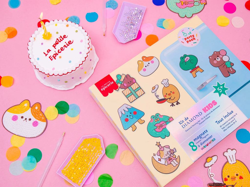 Party Pack Petit Diamond kids - Atelier de 8 Magnets