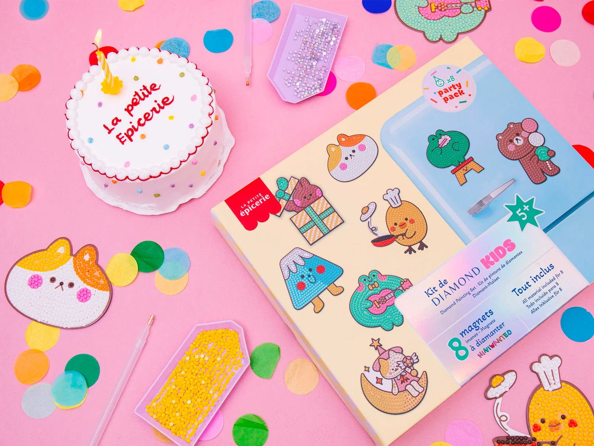 Party Pack Petit Diamond kids - Atelier de 8 Magnets