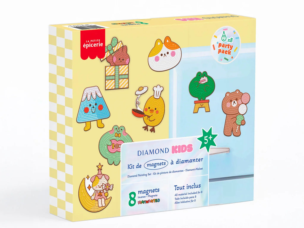 Party Pack Petit Diamond kids - Atelier de 8 Magnets