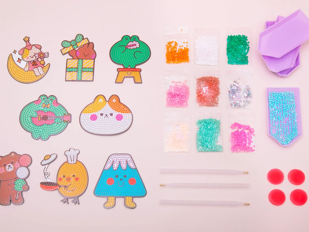 Party Pack Petit Diamond kids - Atelier de 8 Magnets