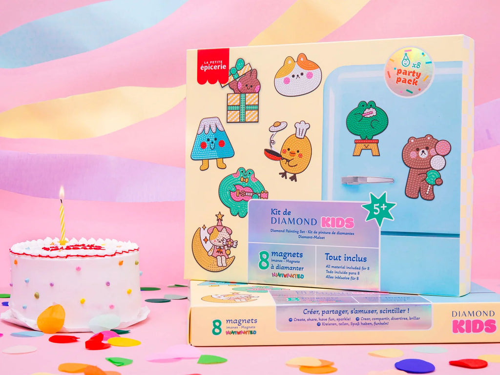 Party Pack Petit Diamond kids - Atelier de 8 Magnets