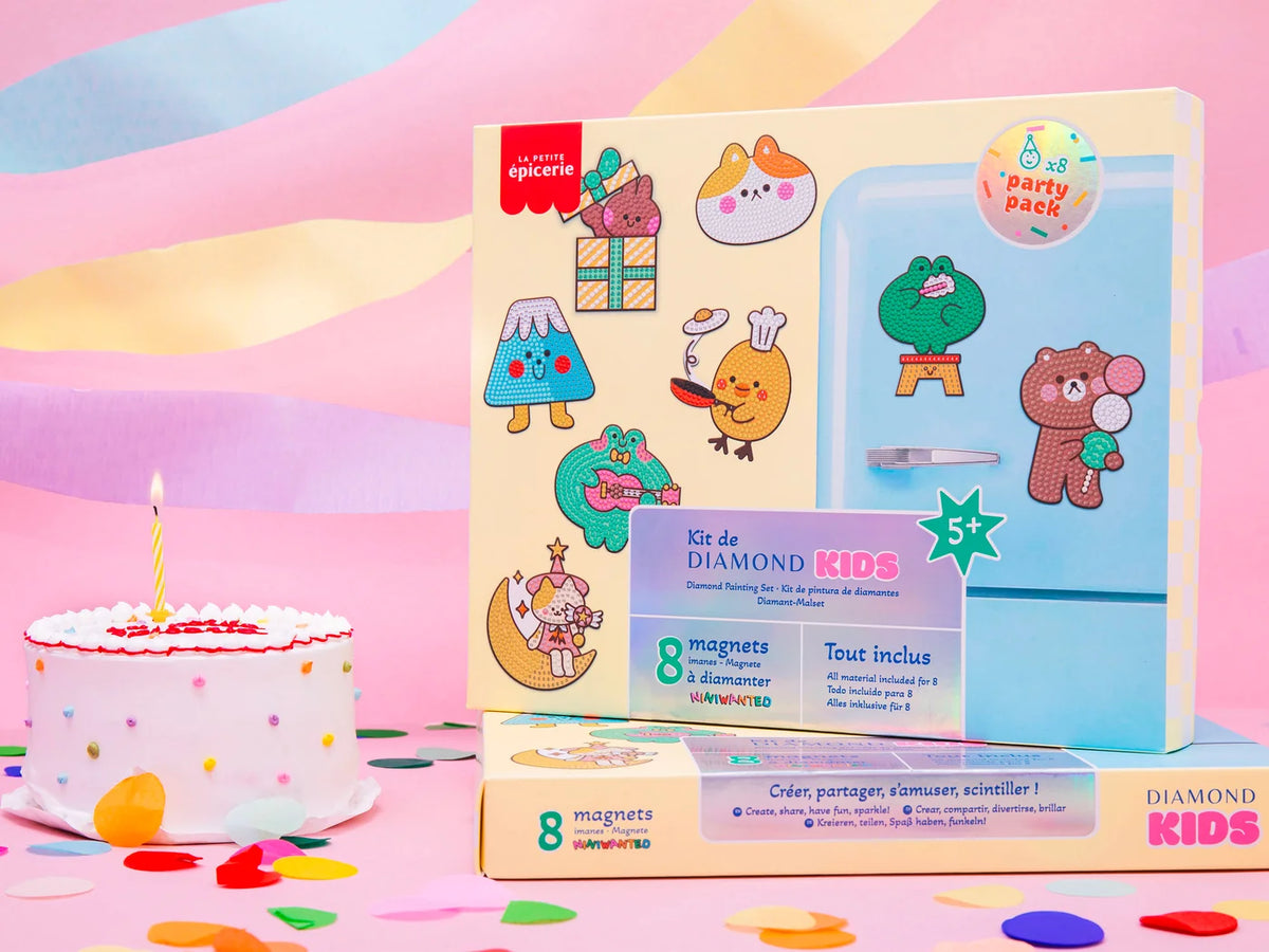 Party Pack Petit Diamond kids - Atelier de 8 Magnets