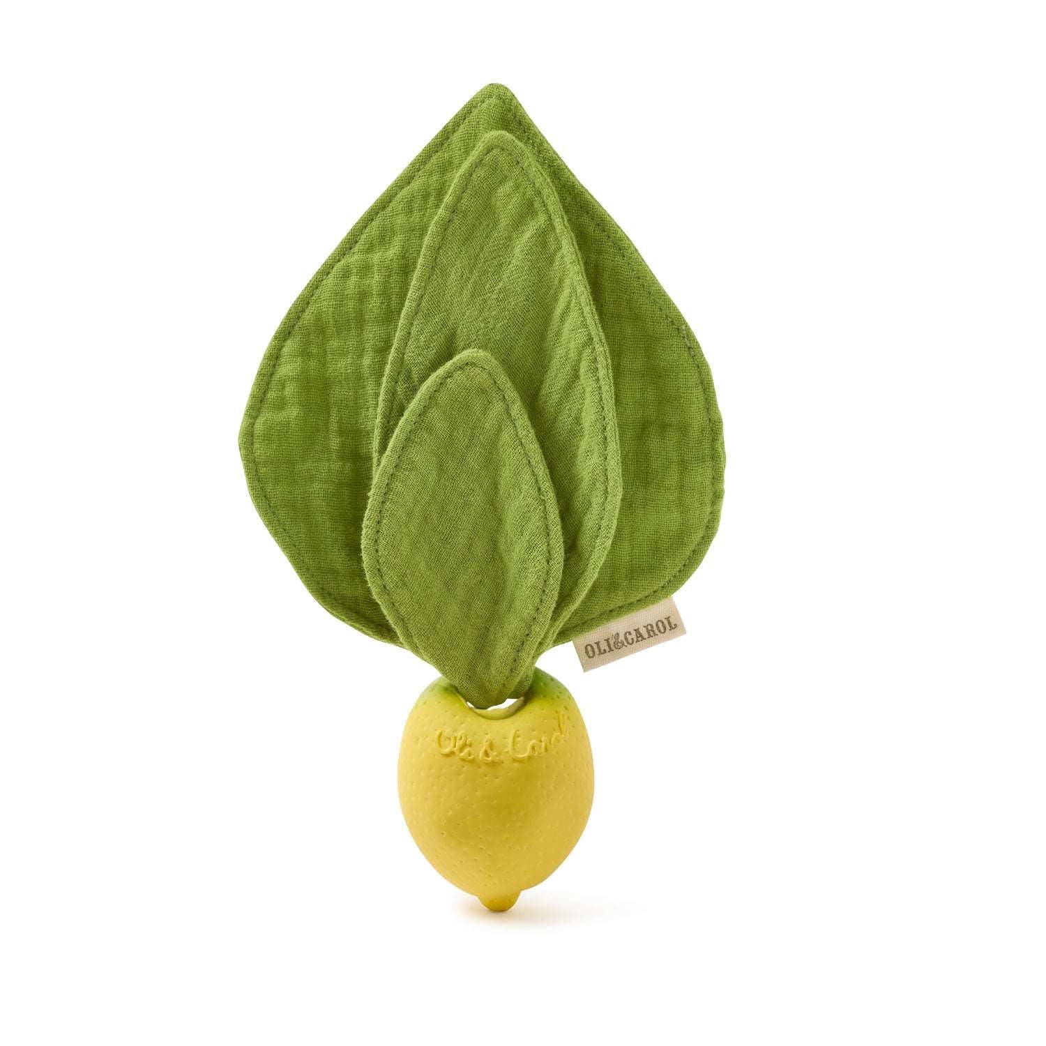 Lou Le Citron Mini Doudou-Anneau Dentition Bébé