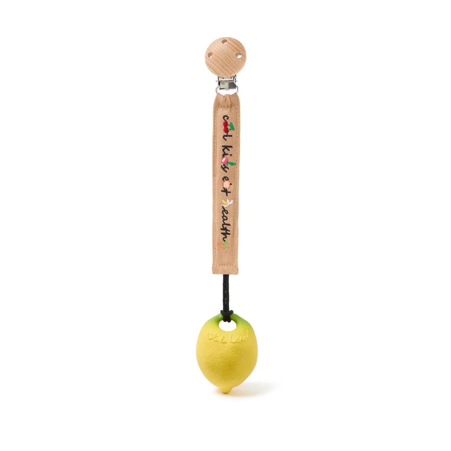 Lou Le Citron Mini Doudou-Anneau Dentition Bébé