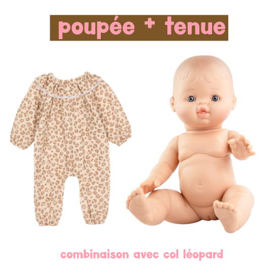 Poupée Jade avec tenue léopard