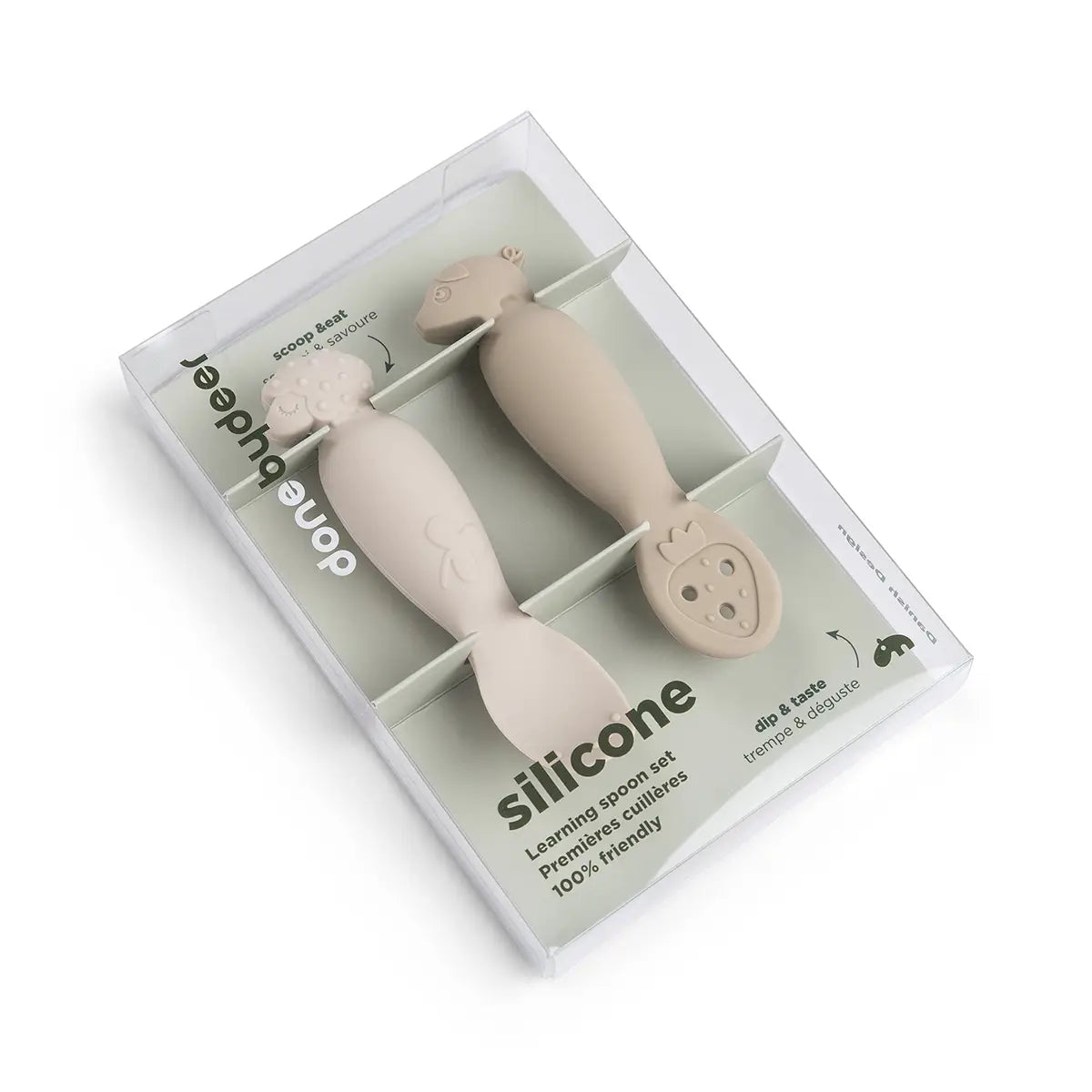 Coffret de cuillères d'apprentissage - Tiny Farm - Sable