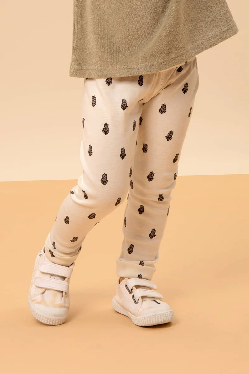 Leggings Rom-Pom - Ecru Lavande