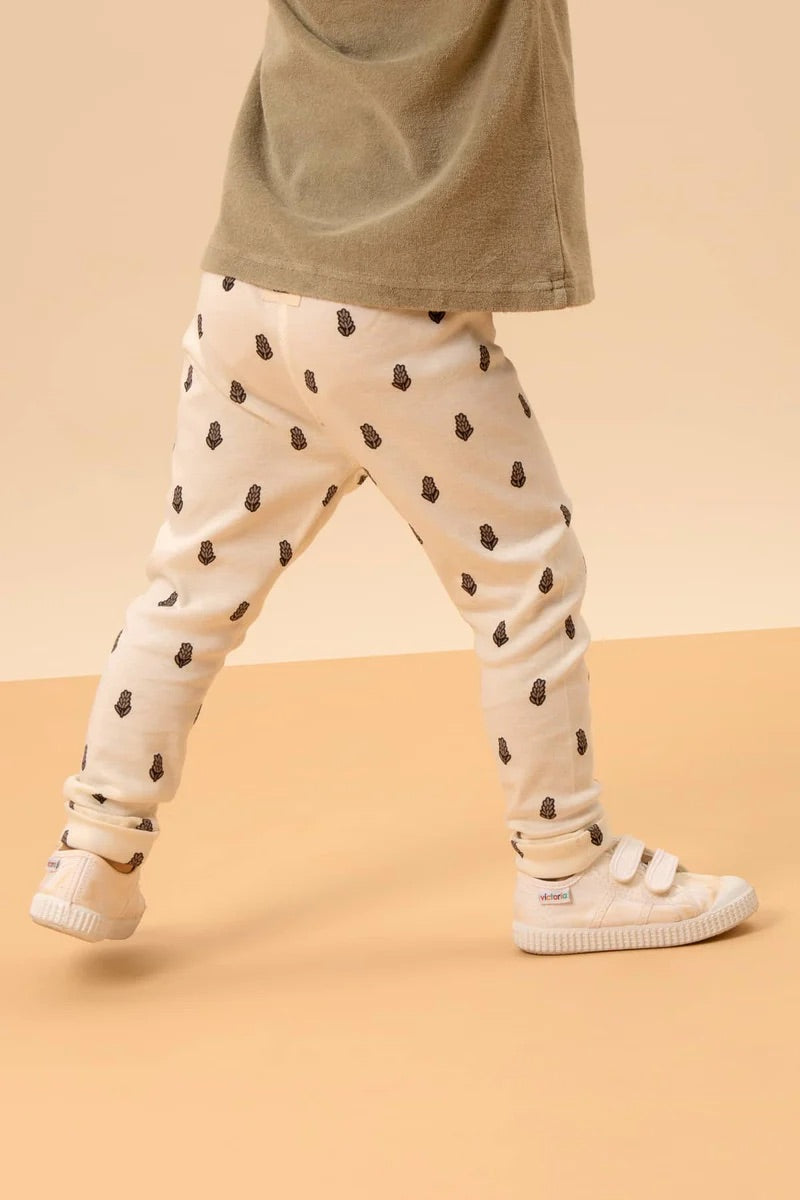 Leggings Rom-Pom - Ecru Lavande