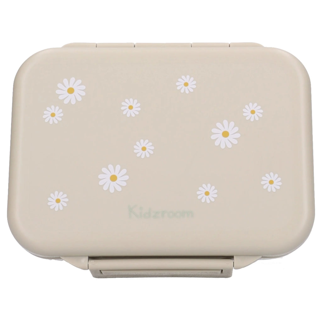 Lunch box inox pâquerettes sable