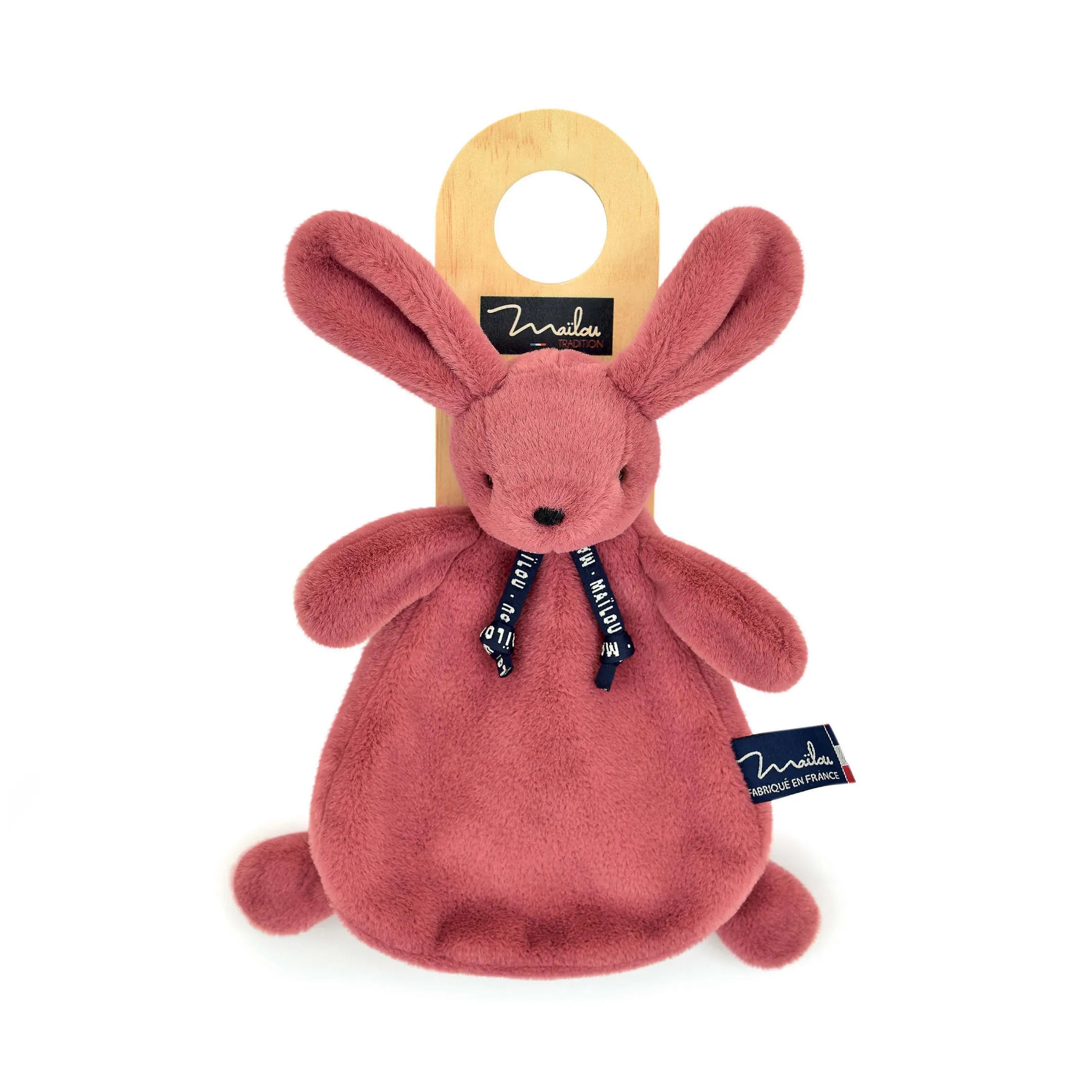 Doudou Lapin bois de rose – Dorlotin