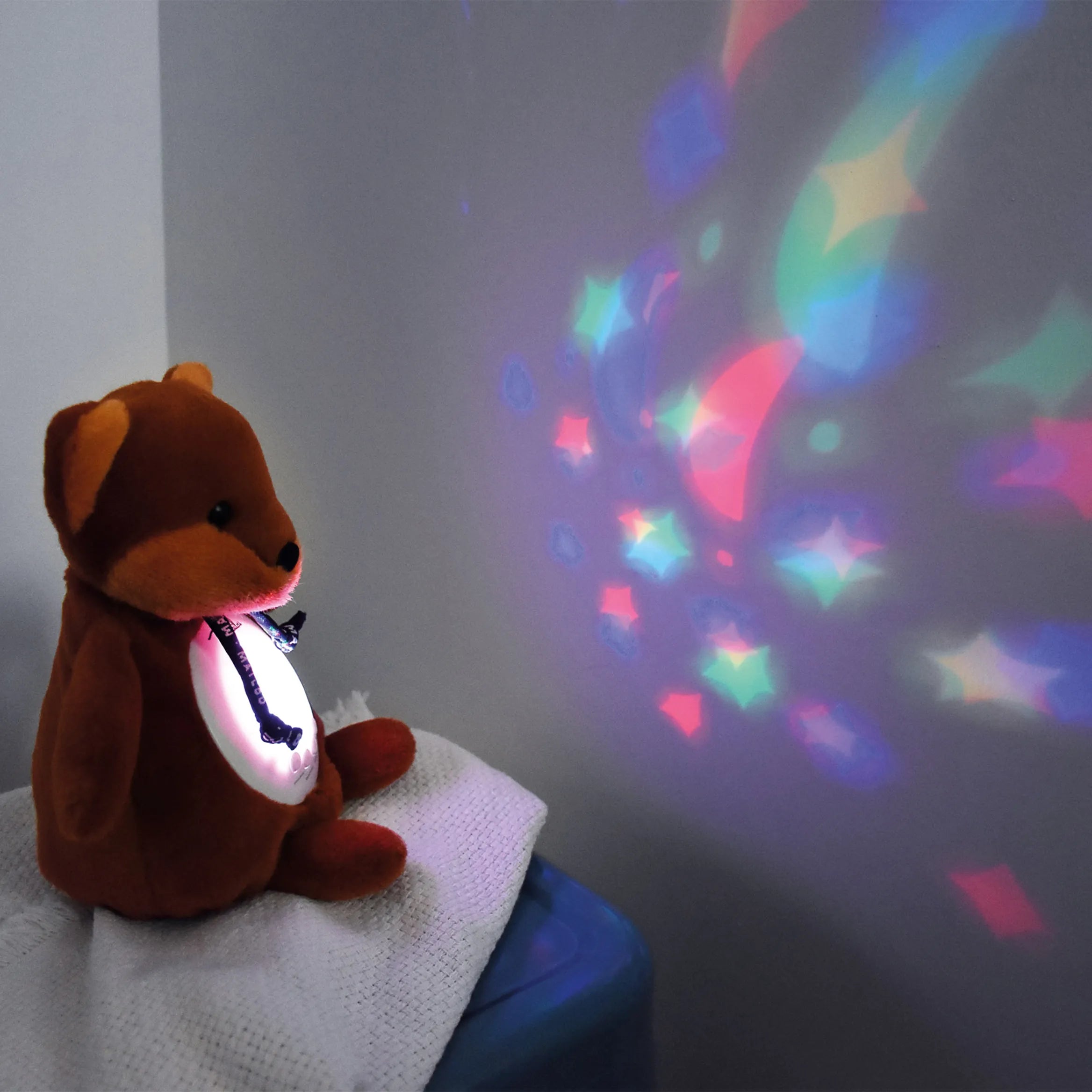 VEILLEUSE MUSICALE / PROJECTEUR D'ETOILES - Renard fauve