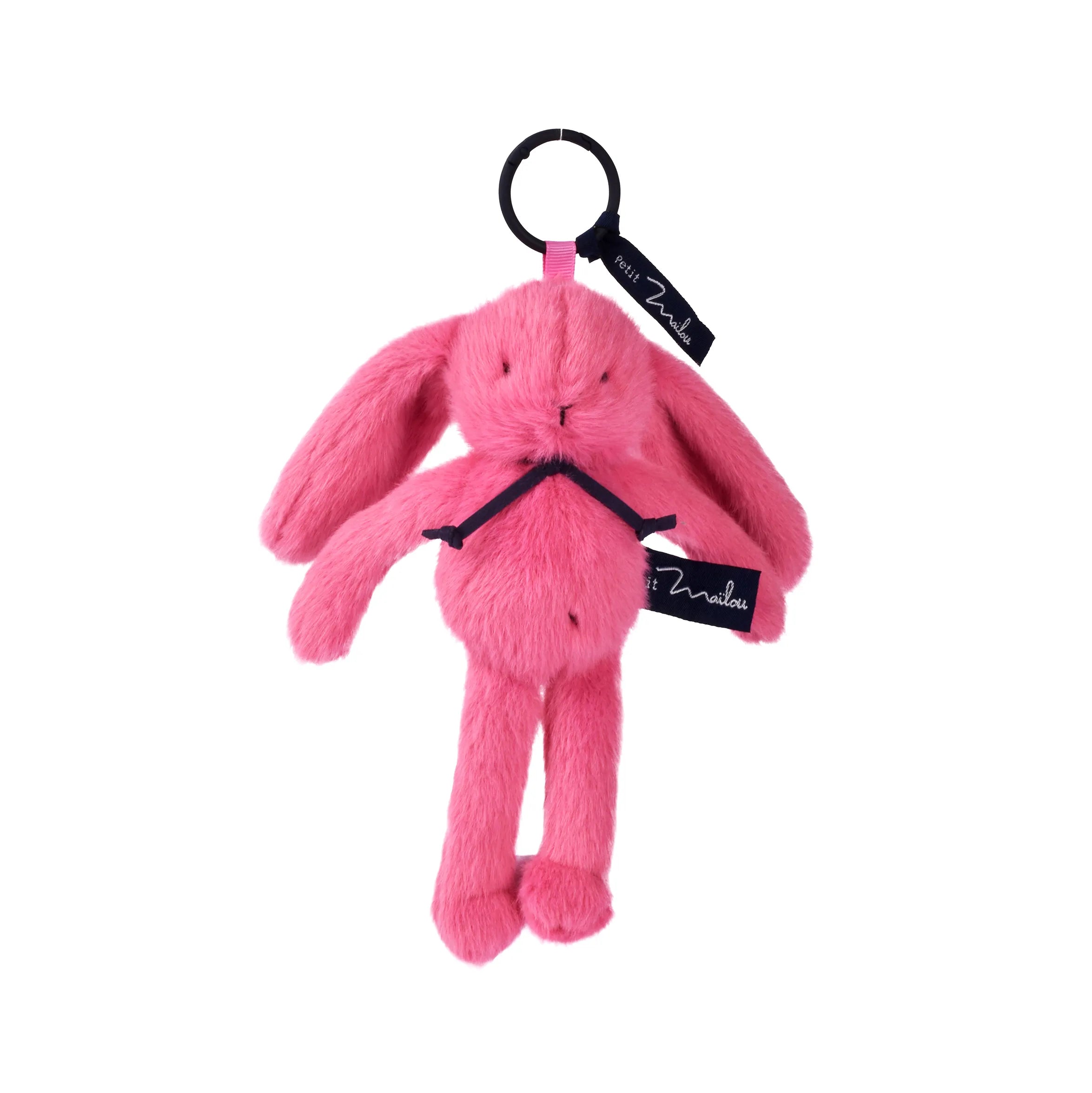 Porte-clés Lapin Méloé rose bubble– Petit Maïlou