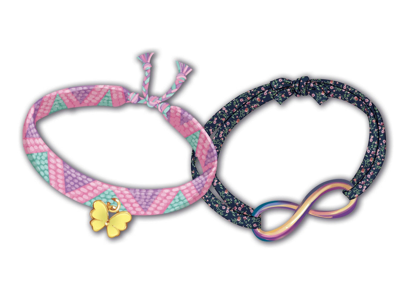 MA BOÎTE À BIJOUX - MES BRACELETS D'AMITIÉ BRÉSILIENS ET LIBERTY