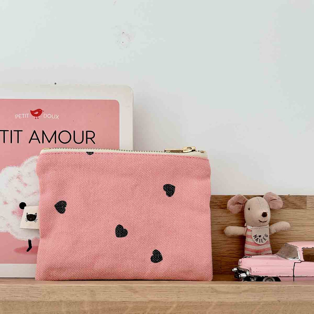 Porte-monnaie Marie  Coeur Strawberry