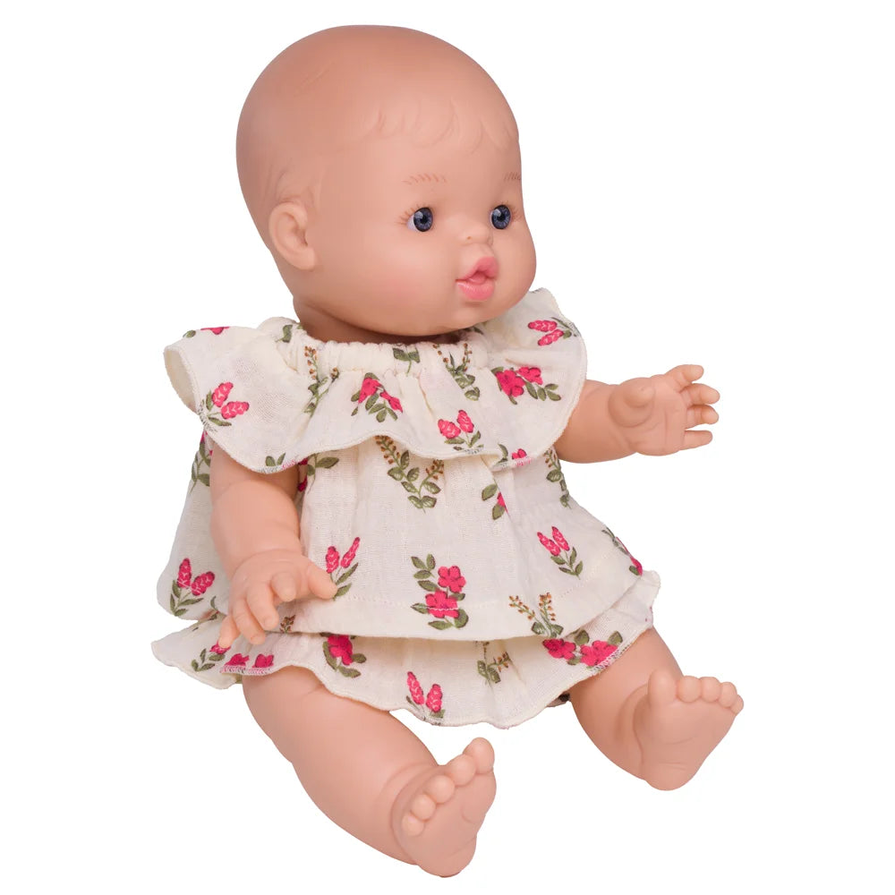 Ensemble fille liberty pour poupée 34 à 37 cm