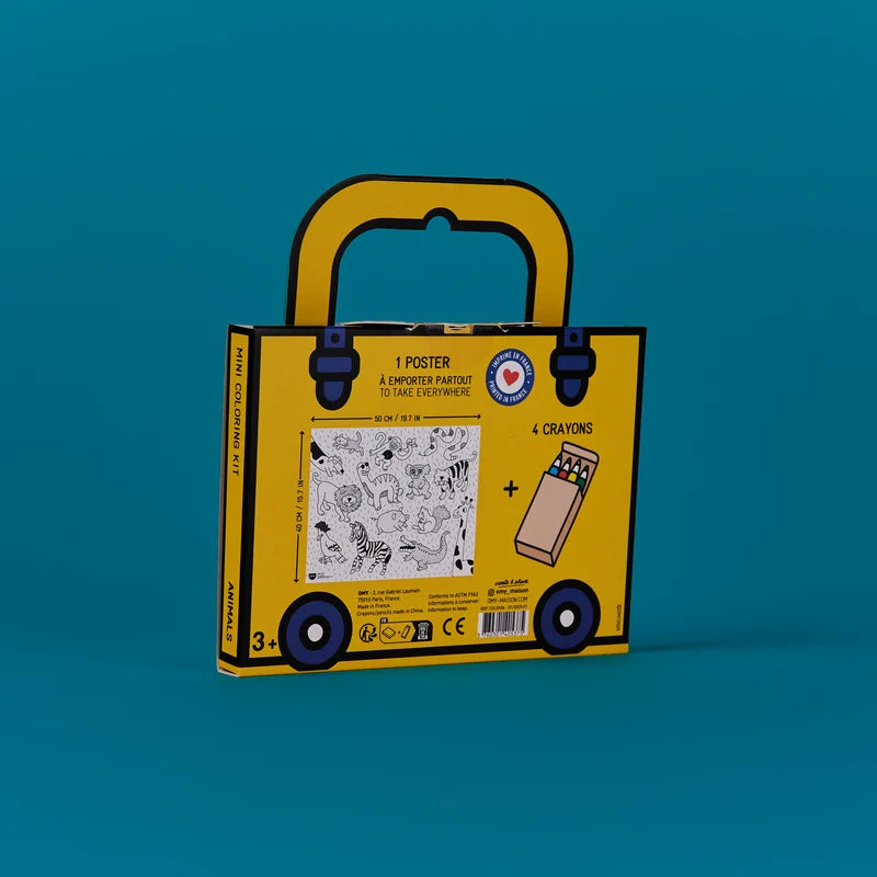 Mini Coloring Kit - Animals