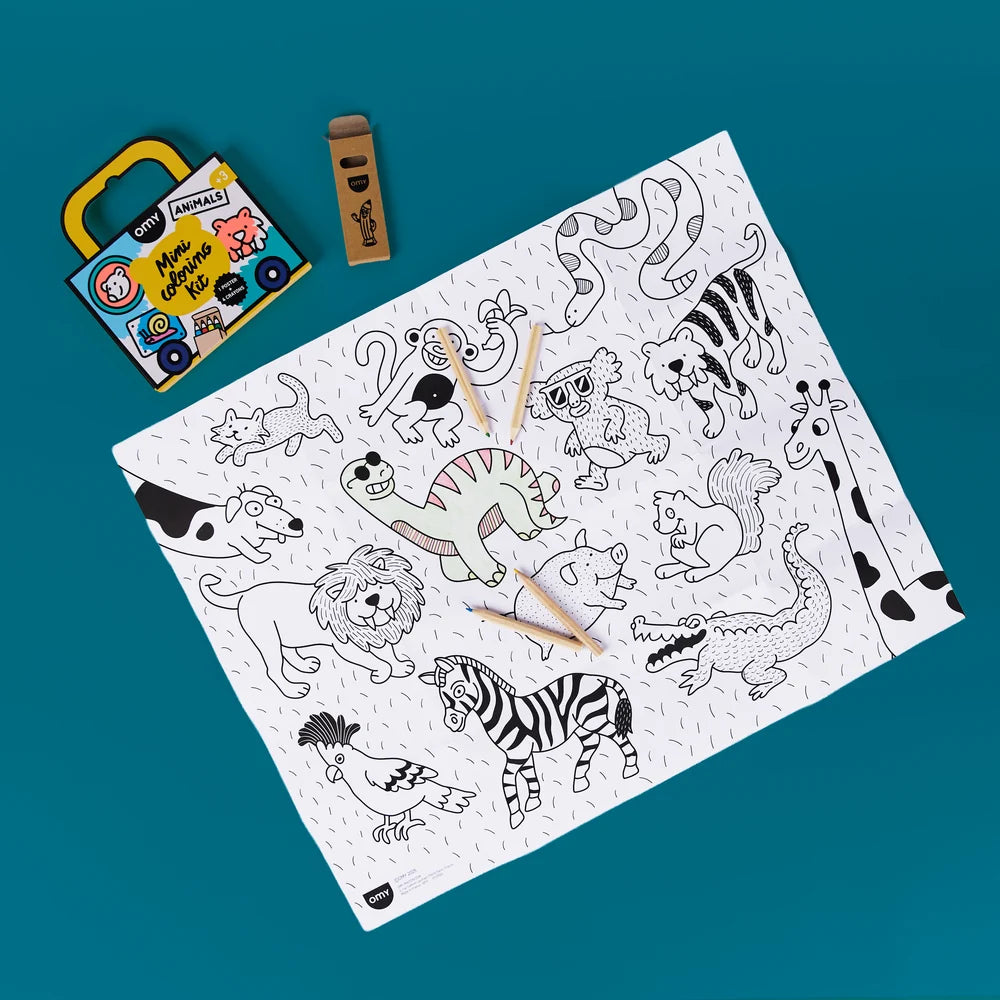 Mini Coloring Kit - Animals