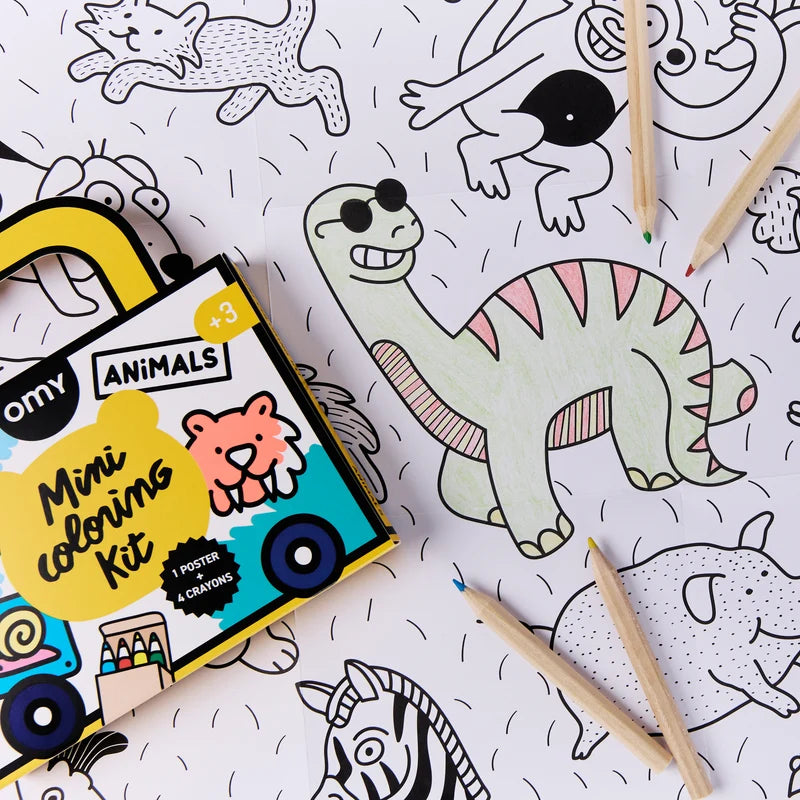 Mini Coloring Kit - Animals